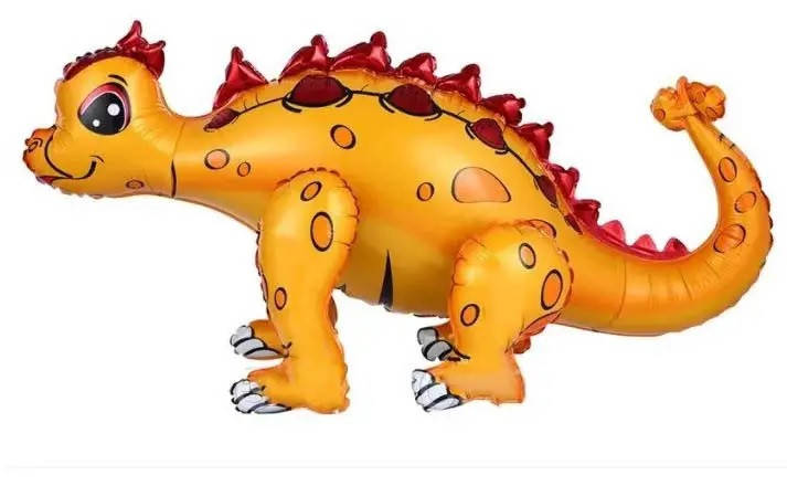 

Ходячая фольгированная фигура "Анклиозавр оранджевый" 60см, Китай, Синий