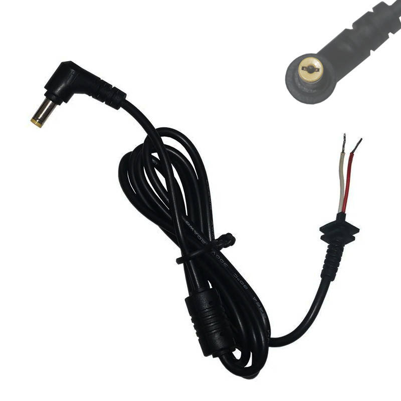 

Кабель 5.5x1.7 для ремонта блока питания Acer, Черный