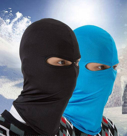 

Балаклава с прорезями для глаз белая/черная/синня/красная подшлемник
