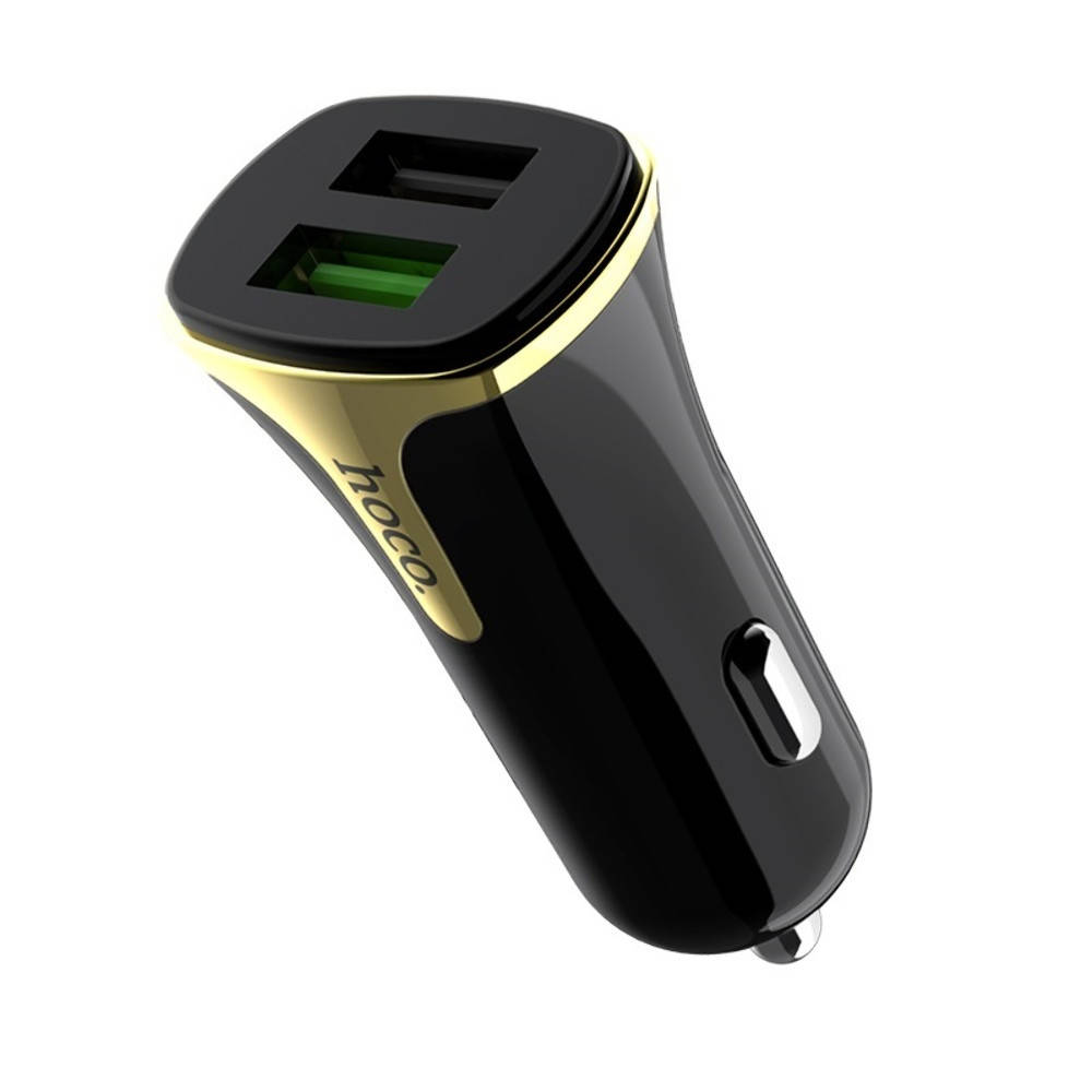 

Автомобильное зарядное устройство Hoco Z31 2 USB 3.4A черное