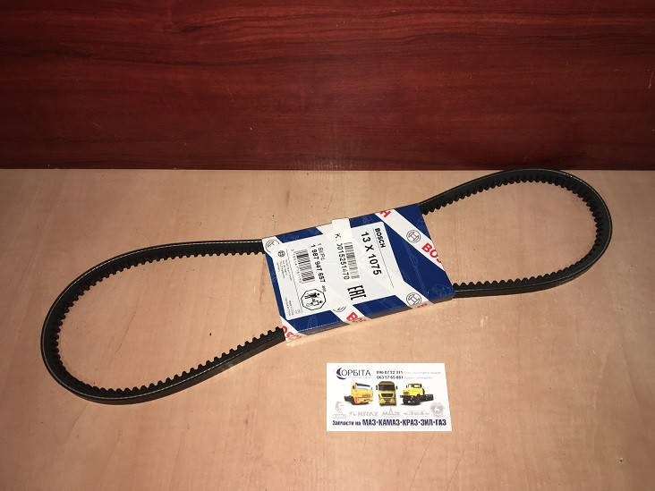 

1 987 947 657 Ремень AVX13х1075 водяного насоса ЯМЗ 7511, 236, 238, 238ДЕ, 238ДЕ2, 236НЕ2 (пр-во Bosch) 8.8670