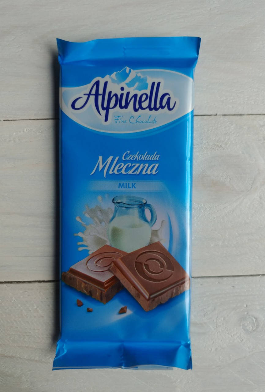 

Alpinella альпинелла молочный шоколад 90 гр Польша