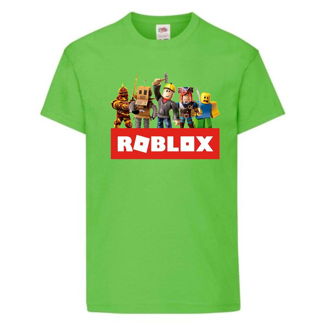 

Футболка детская Роблокс Roblox (RB-02) салатовая