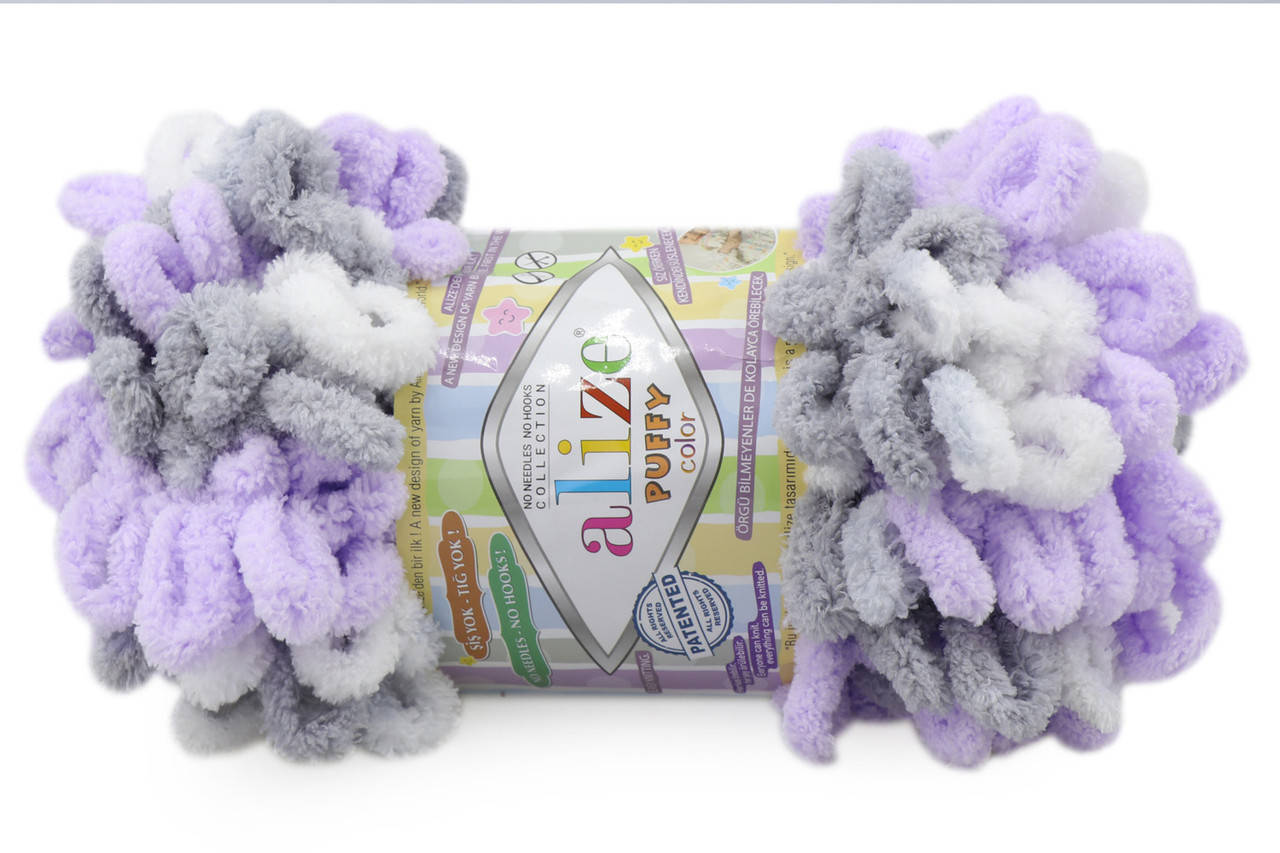 

Alize Puffy Color, №6372, Секционное крашение