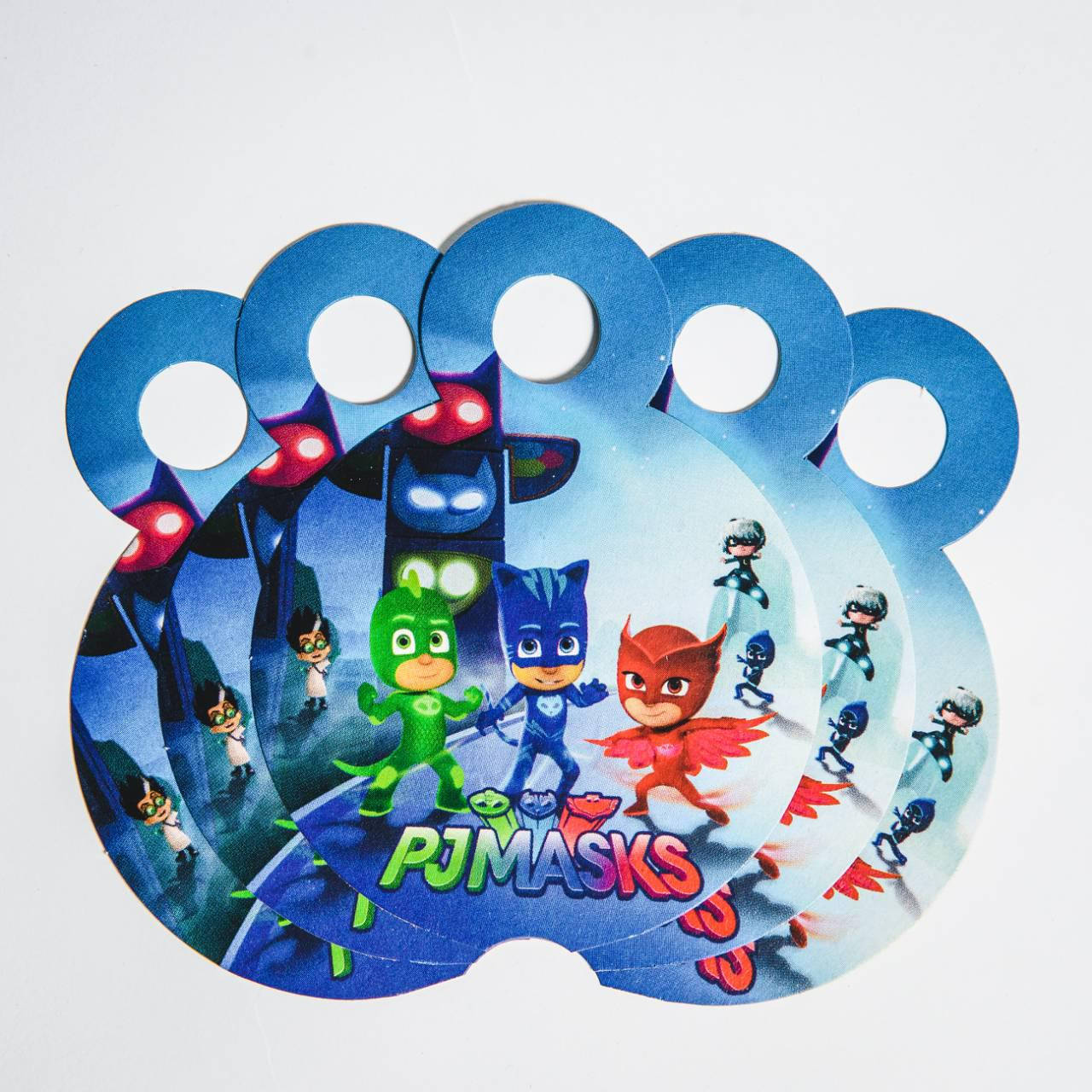 

Медальки картонные на День рождения "Герои в масках" Разные цвета (10шт./уп.) -