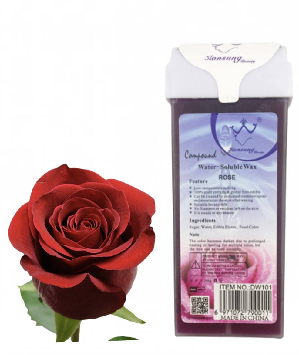 

Воск в кассете для депиляции Konsung Beauty Water - Soluble Wax Rose (Роза), 150 g