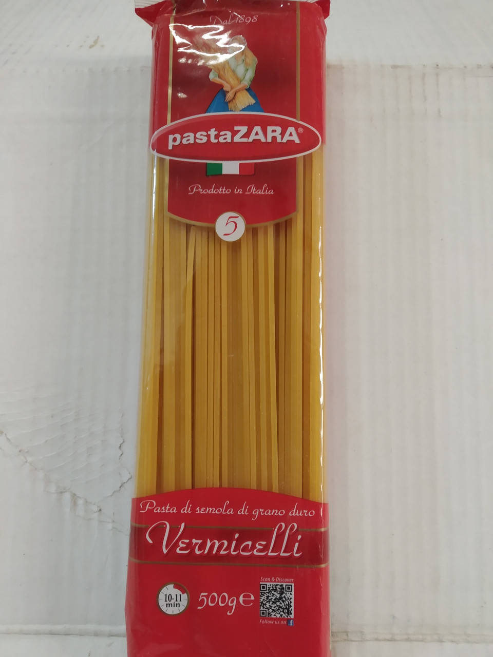 

Макароны Pasta ZARA 500г. Спагетти крупное №5