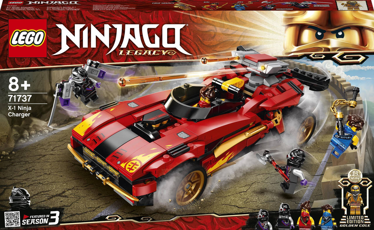 

Блоковий конструктор LEGO Ninjago Ниндзя-перехватчик Х-1 (71737)