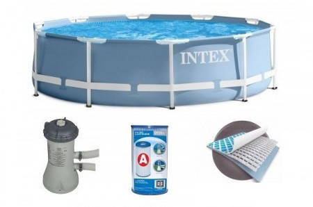 

Бассейн каркасный INTEX 26702 + насос-фильтр, 305*76см
