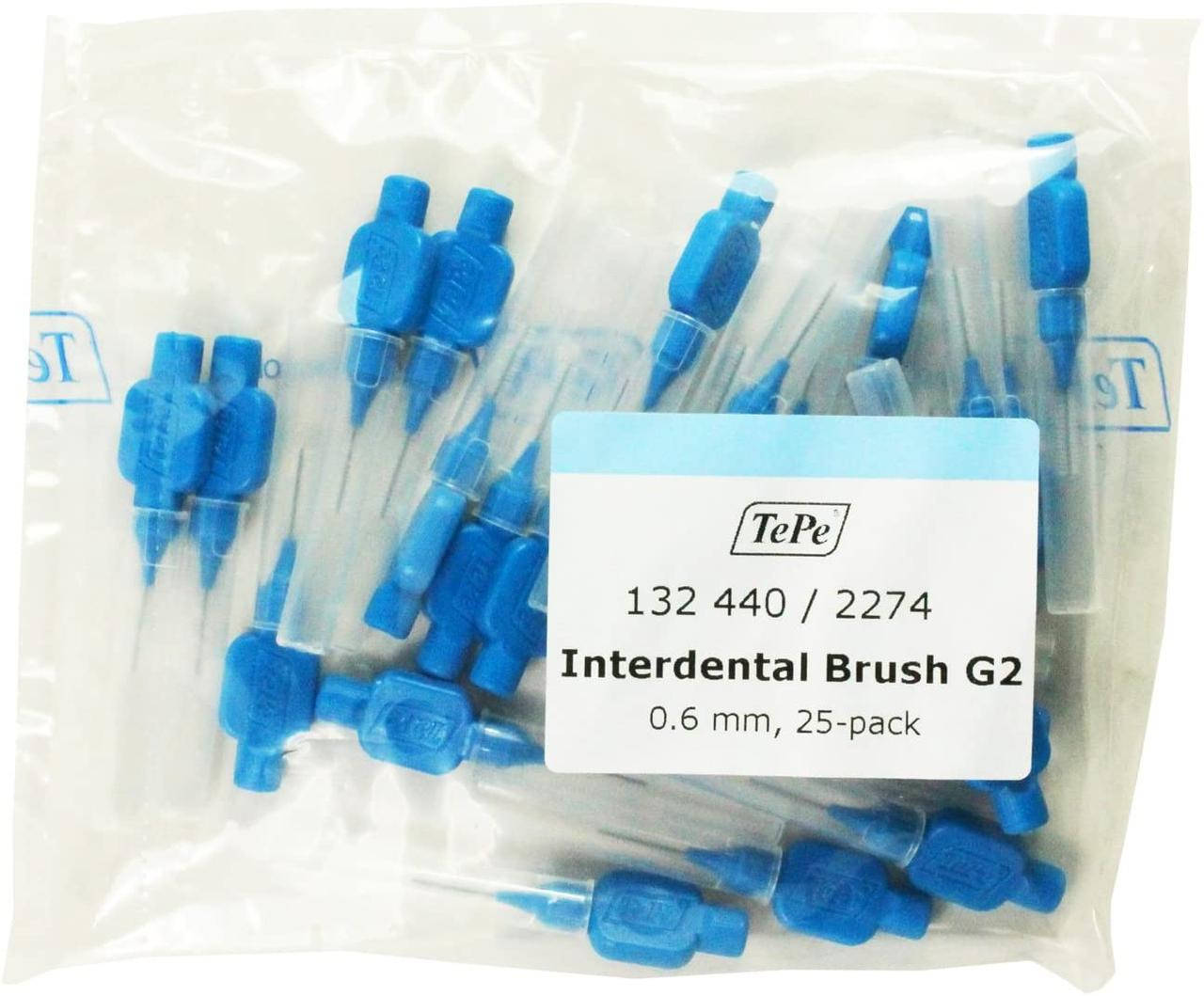 

Межзубные ершики TePe ID Bürste Blau 0.6mm (25 шт)