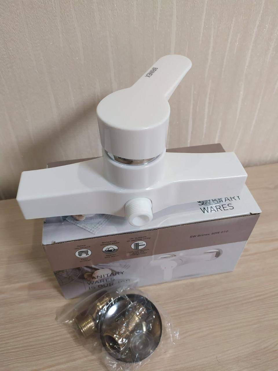 

Смеситель для душа из термопластичного пластика SW Brinex 40W 010, Белый