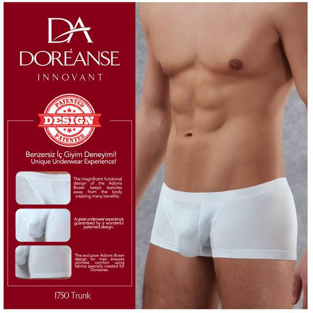 

Мужские белые трусы хипсы дайтрес Doreanse 1750 L, Белый
