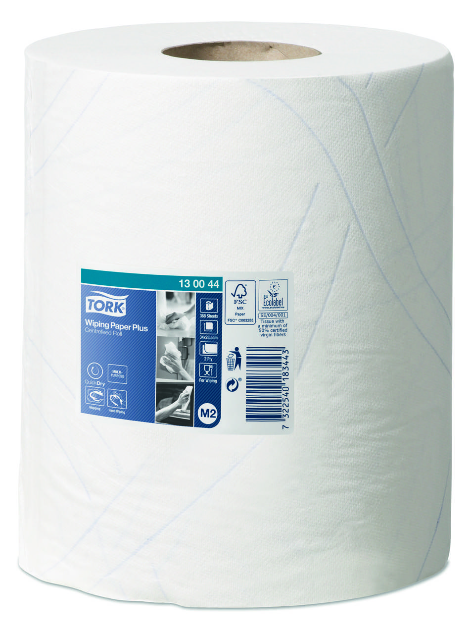 

Рулонные полотенца с центральной вытяжкой Tork Макси, 2сл.,125 м., 370 листов, супер мягкие, 130044