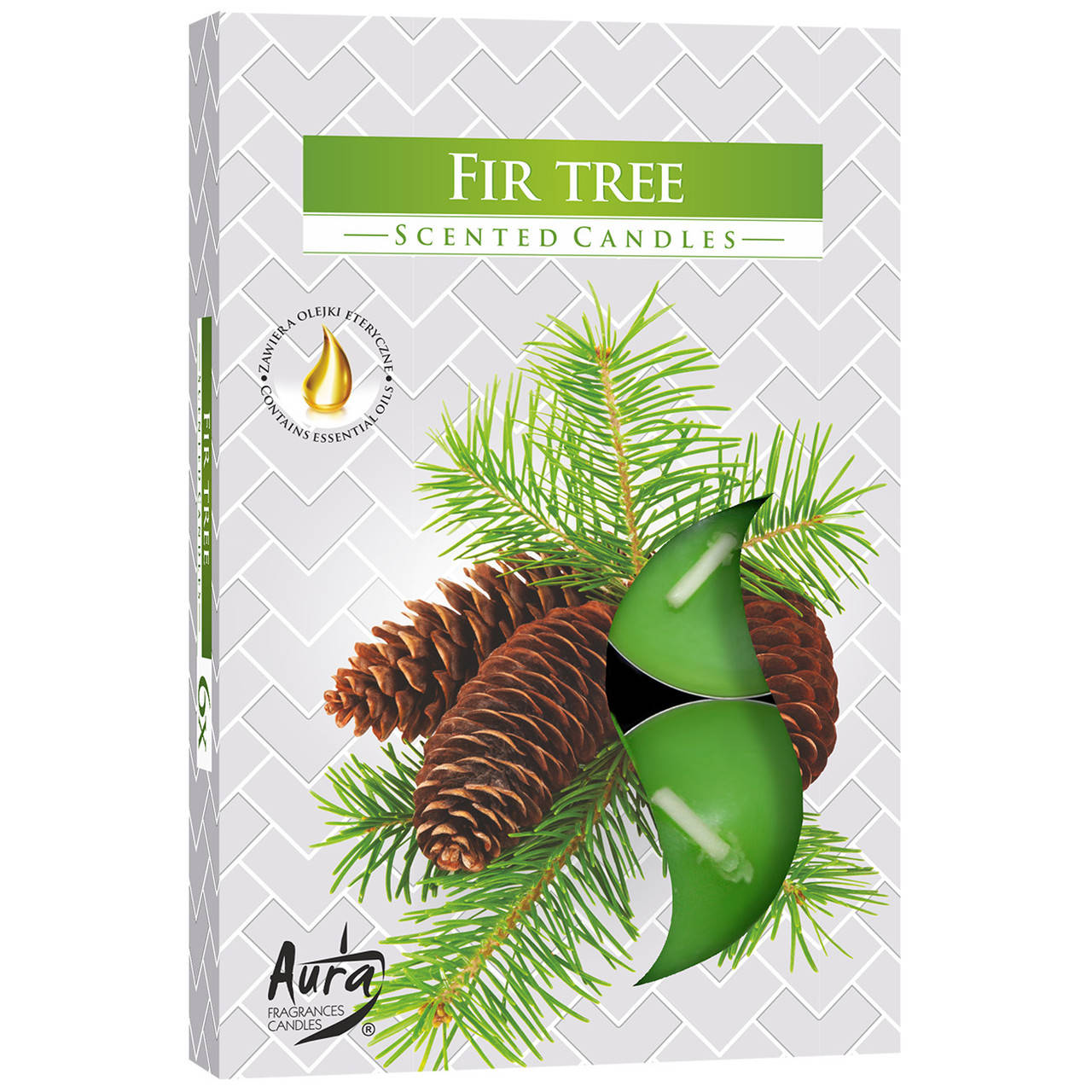 

Свеча таблетка ароматическая Fir tree, Bispol. В наборе 6 штук. Польша.