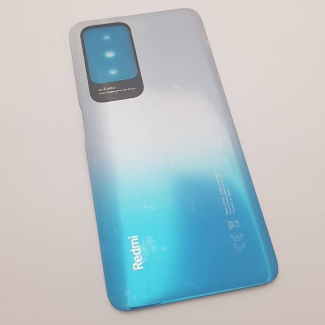 

Крышка Xiaomi Redmi 10 NFC (21061119DG) синяя Сервисный оригинал новая, Синий
