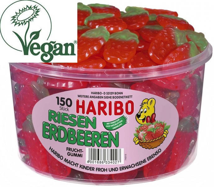 

Клубничка Харибо Haribo 1350гр.(Веган)