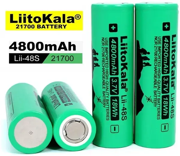 

Аккумулятор LiitoKala Lii 48s 4800 mAh 21700