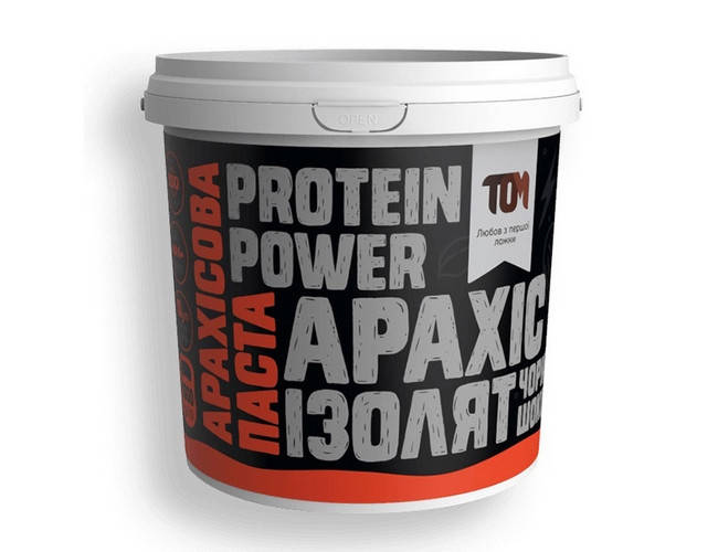 

Арахисовая паста TOM peanut butter1 kg с изолятом и черным шоколадом