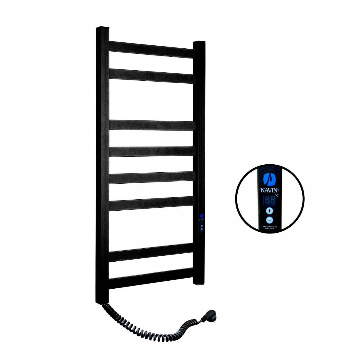 

Полотенцесушитель Авангард 360х800 левый Digital черный 12-228152-3680