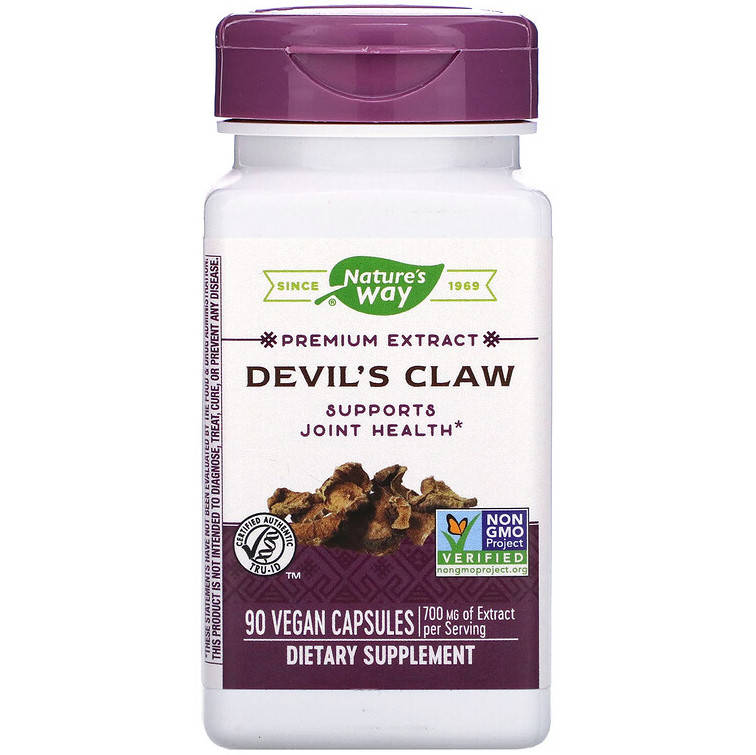 

Дьявольский коготь Nature's Way "Devil's Claw" 700 мг (90 капсул)