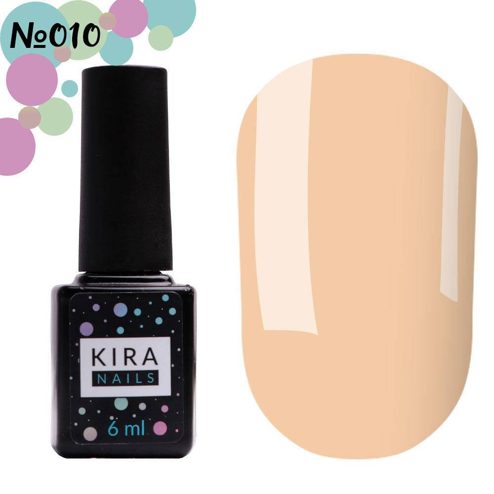 

Гель-лак Kira Nails №010, 6 мл (светлый персиковый)