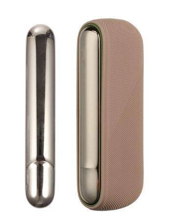 

Боковая панель + силиконовый чехол для IQOS ILUMA Золотистый