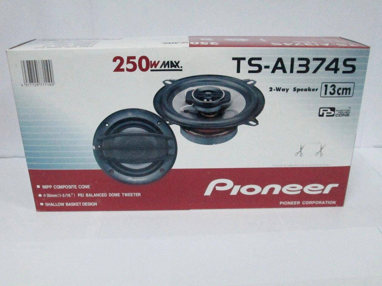 

Автомобильная акустика Pioneer TS-A 1374S 13 см 250 W 2х полосная