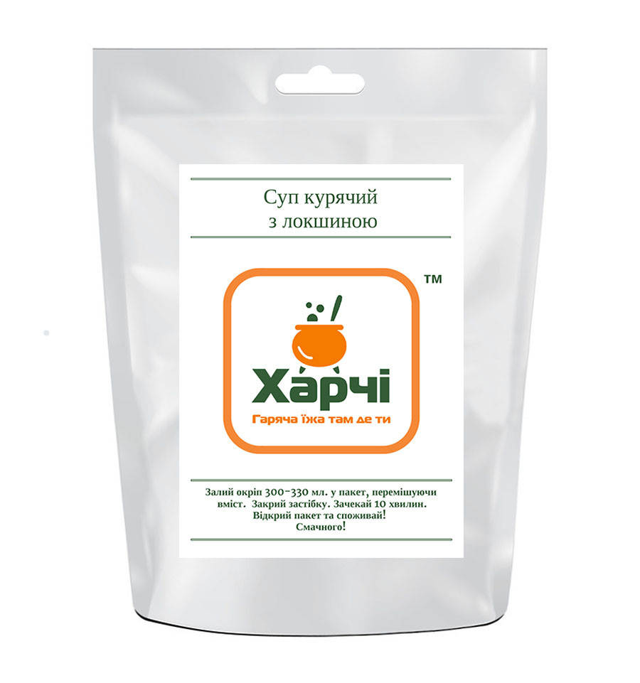 

Сушені продукти Харчі Суп курячий з локшиною