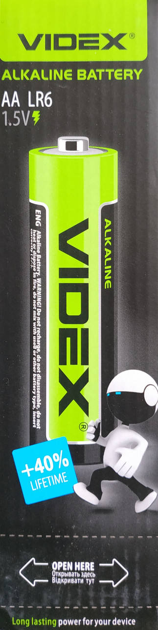 

Батарейка щелочная Videx LR6/AA 4pcs SHRINK