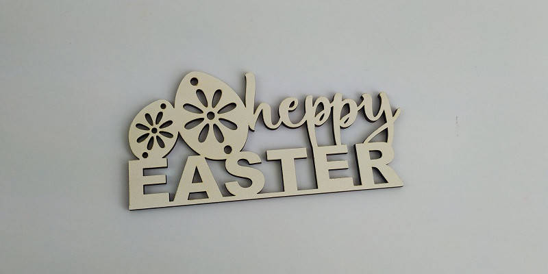 

Заготовка под топпер. Слово в коробку. heppy easter