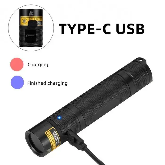 

Ультрафиолетовый USB фонарик CVS 395нм 10W, Черный