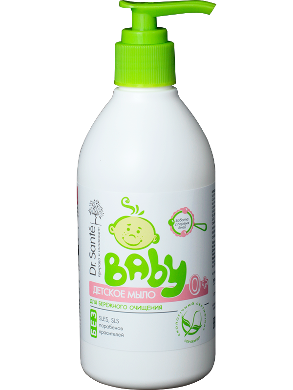 

Детское мыло 0+ 300мл Dr.Sante Baby