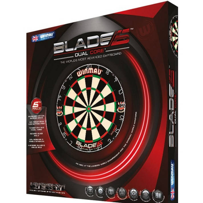 

Набор для игры в дартс - мишень Blade5 Dual Core Англия Winmau + фирменные дротики