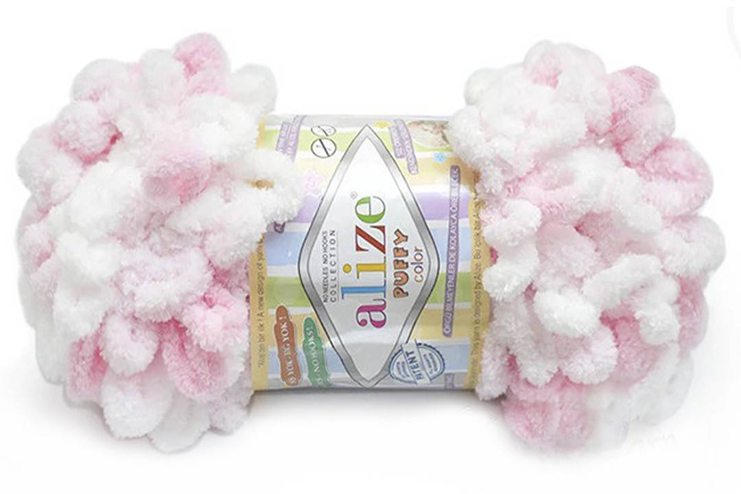 

Alize Puffy Color, №5863, Секционное крашение