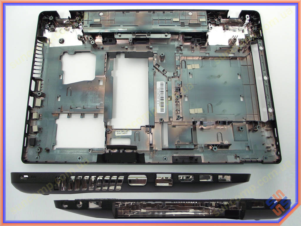 

Крышка для Lenovo Z580, Z585, Z580A, Z580AM, Z580AF (Нижняя крышка (корыто)) с HDMI разъемом.