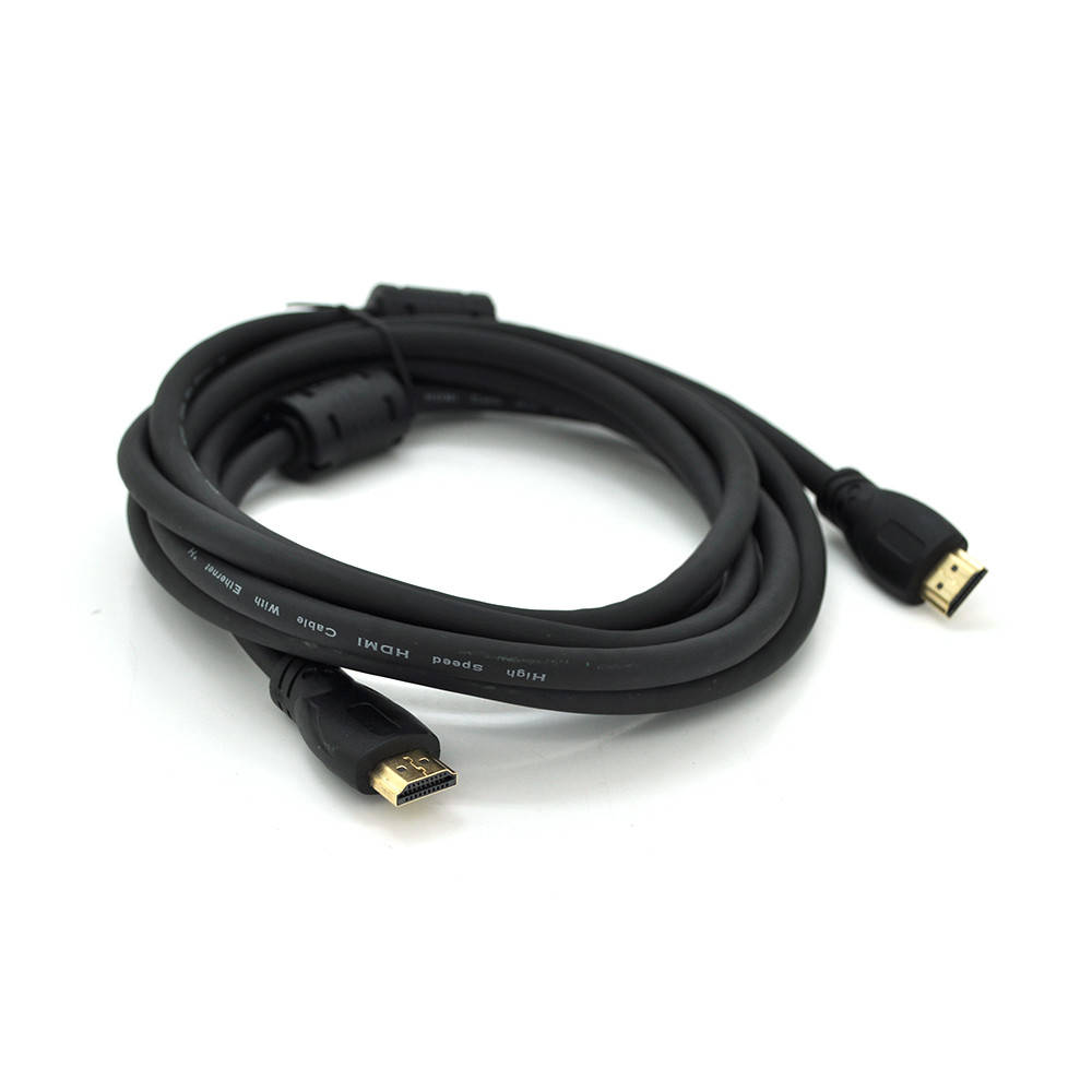 

Кабель Ritar PL-HD347 HDMI-HDMI 19+1, Ultra HD 4Kx2K, 2160P, 3.0m, v2,0, OD-6.0mm, з фільтром, круглий Black,, Черный