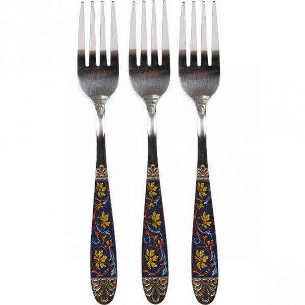 

Вилка столовая «Черно золотая» 21 см