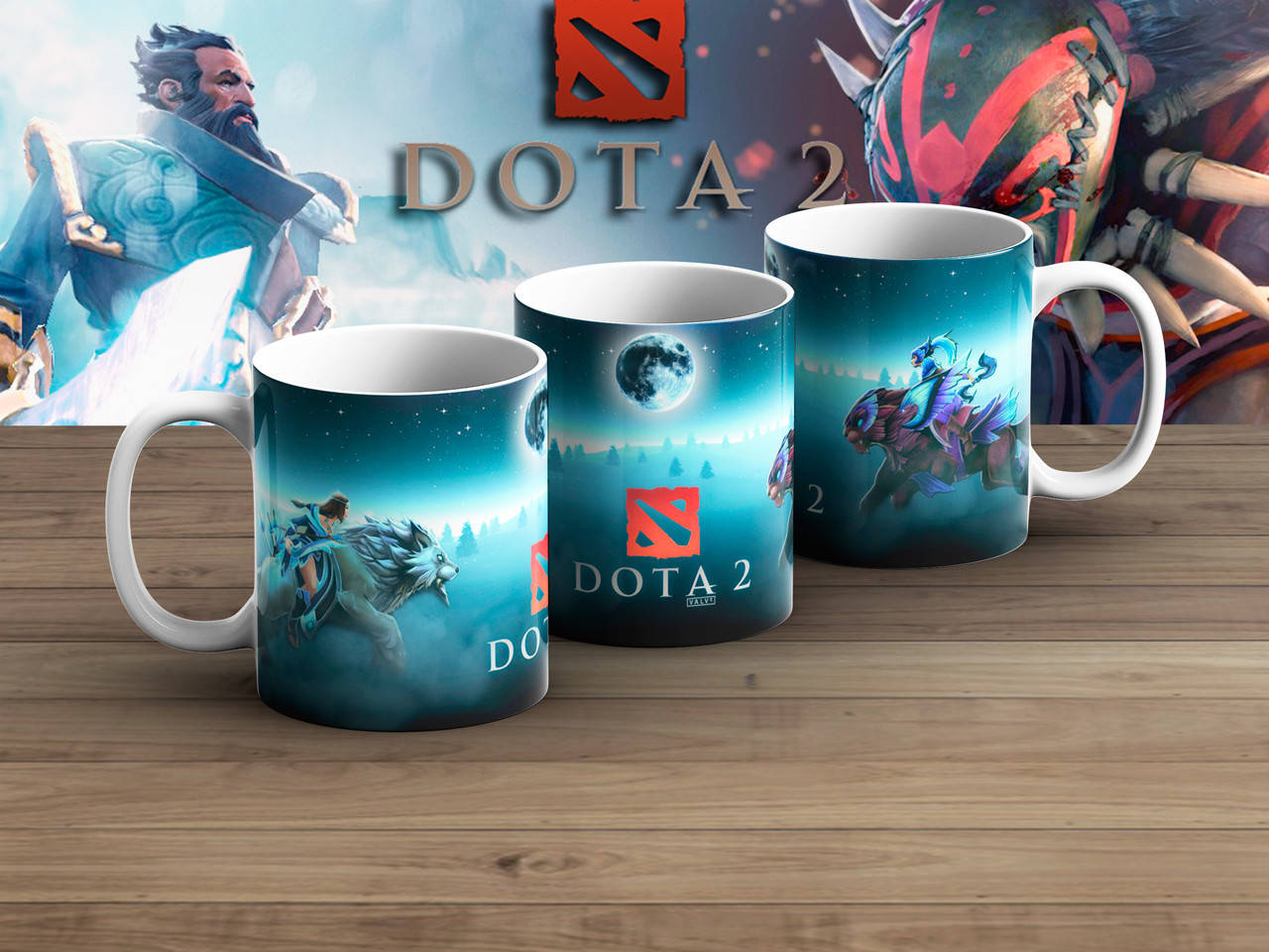 

Чашка Dota 2 "Всадники"