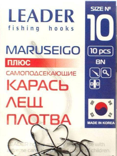 

Крючок самоподсек. Leader Maruseigo №10