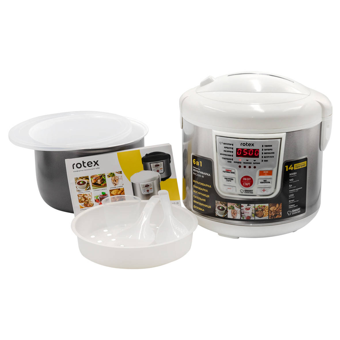 

Мультиварка Rotex RMC508-W