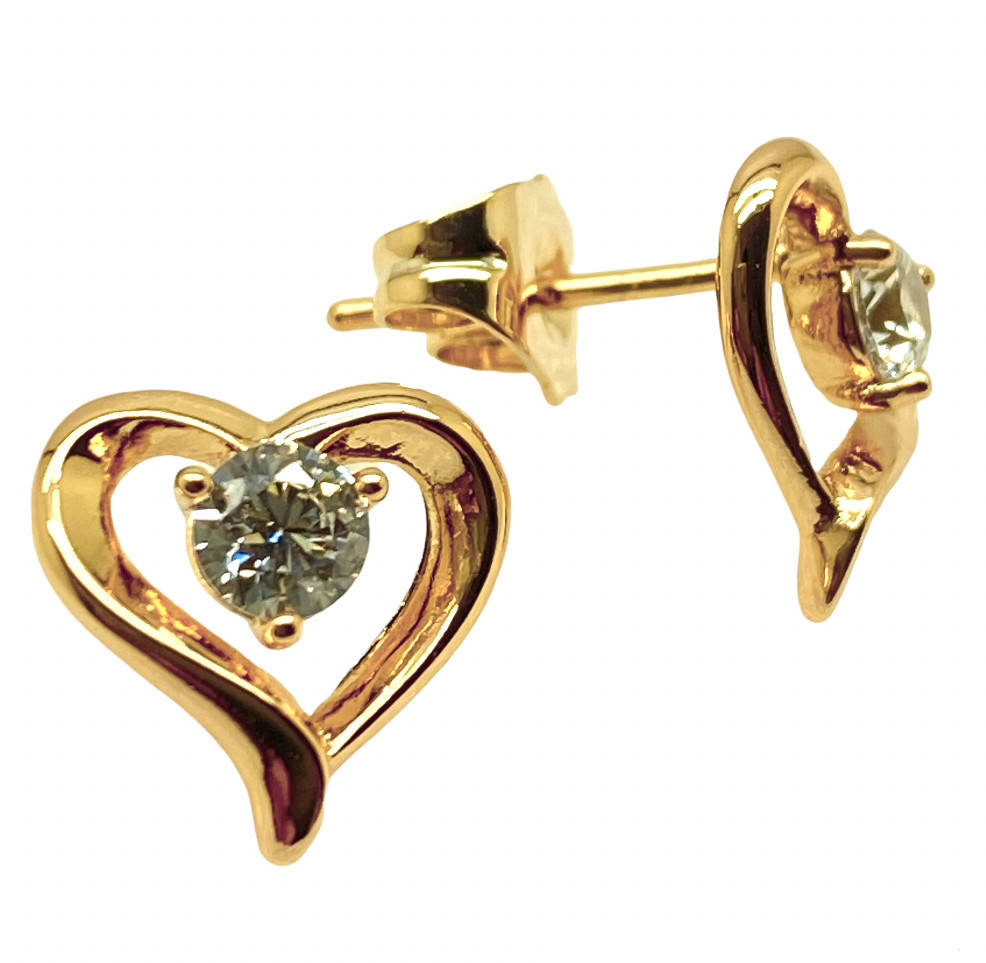 

Серьги гвоздики Xuping. 18k. 11х11 мм