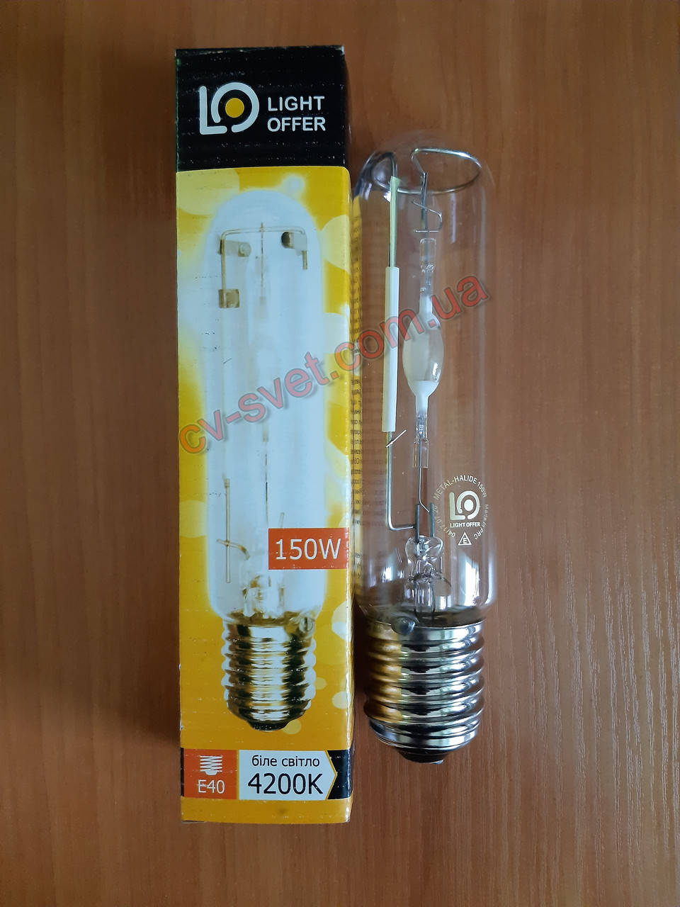 

Лампа металлогалогенная 150w E40 МГЛ Lightoffer (отправка отдельной посылкой)