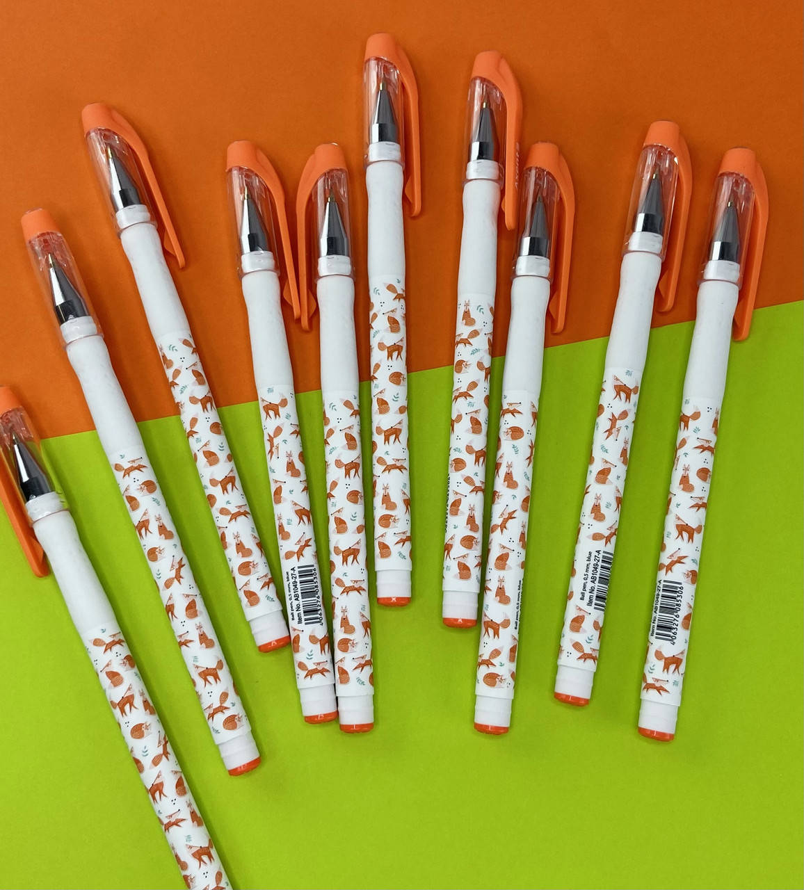 

Ручка Шариковая Foxes Синяя АВ1049-27-А 1006Ф Axent Германия