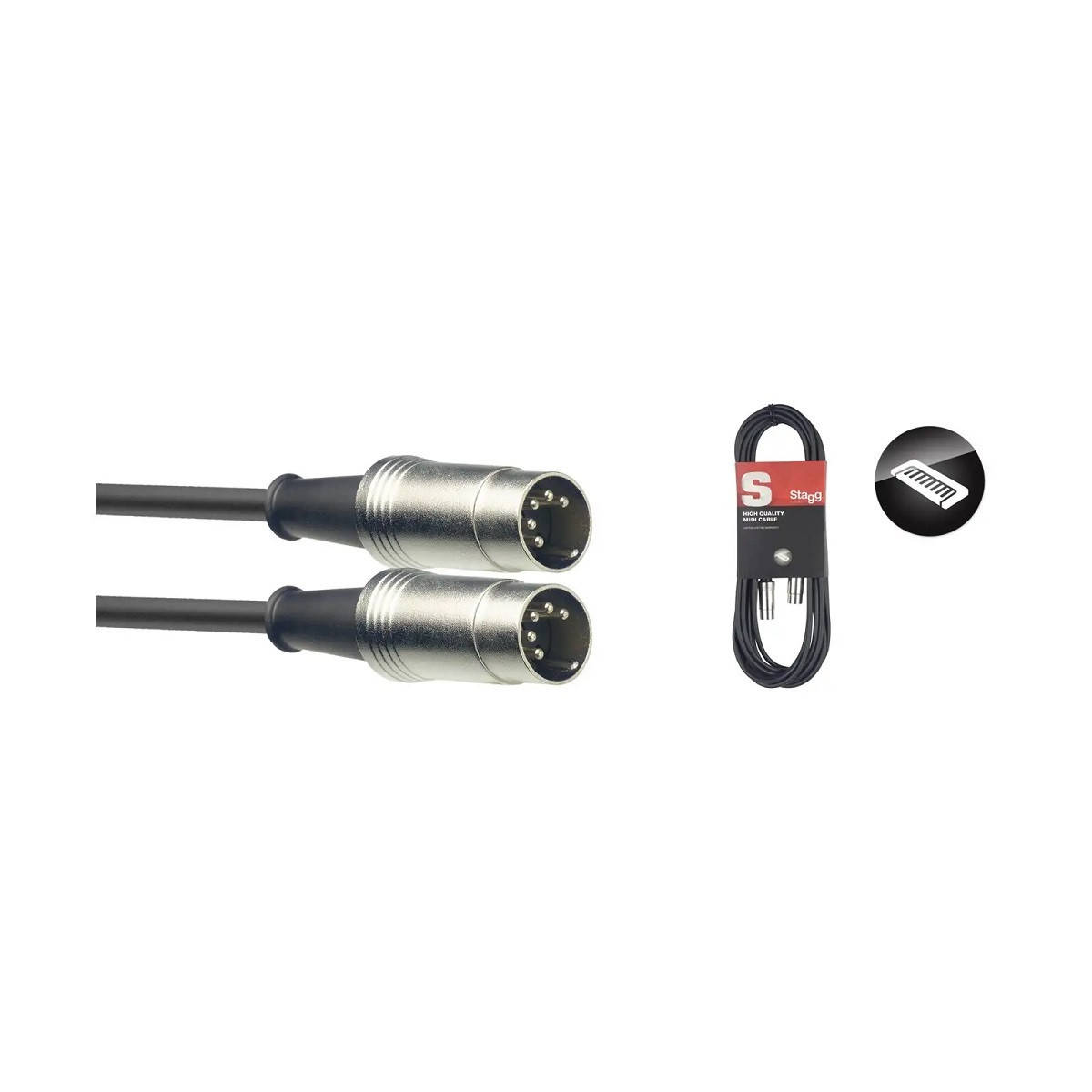 

STAGG SMD3 Готовий MIDI кабель 3м.