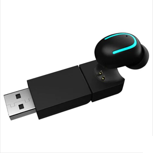 

HBQ - Q13S Bluetooth наушник -гарнитура с одним ухом + USB черный