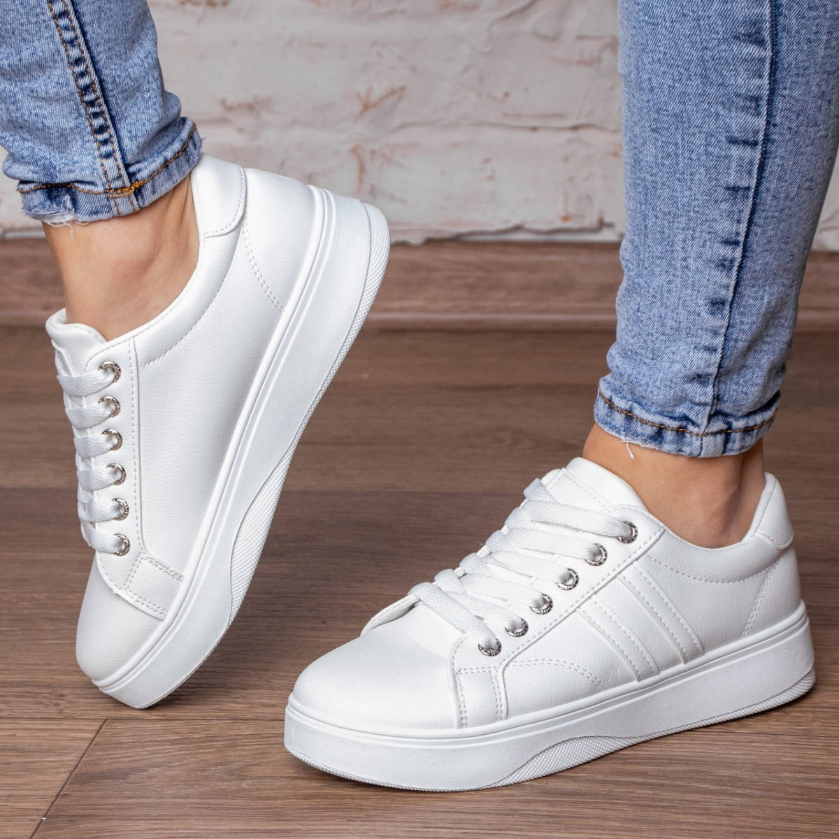 

Кеды женские стильные качественные модные 38, Белый