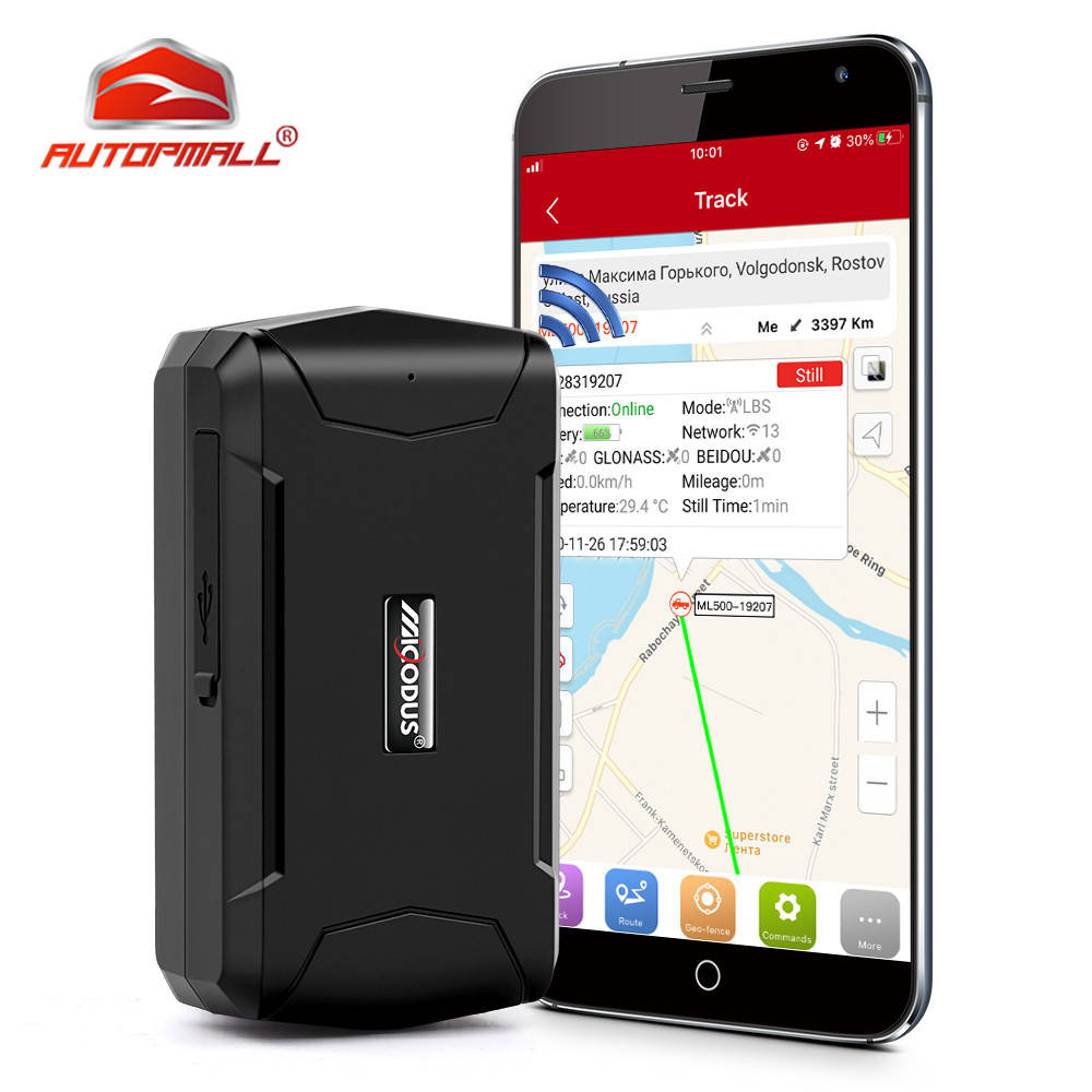 

ML500 портативный GPS GSM GPRS трекер-локатор реального времени, с ёмким аккумулятором и магнитом