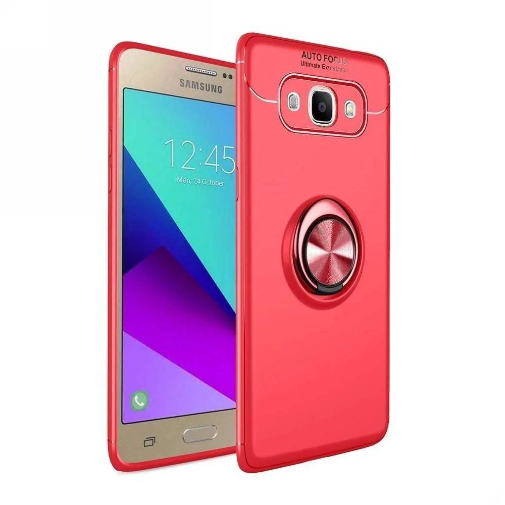 

Чехол TPU Ring для Samsung Galaxy J5 2016 / J510 бампер с кольцом Red