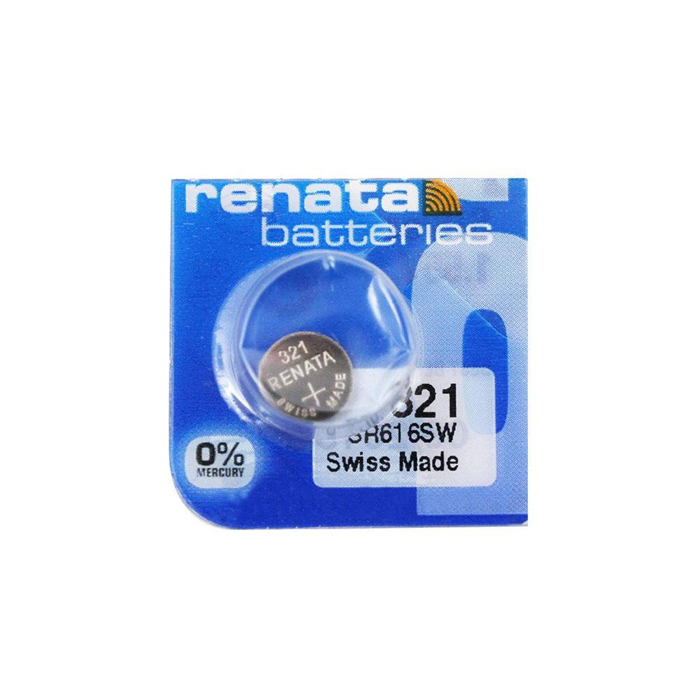 

Часовая батарейка Renata 321 / SR 616 SW (1шт.)