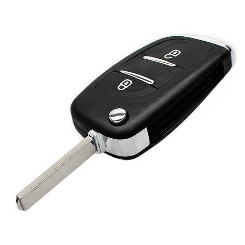 

Выкидной ключ, корпус под чип, 2кн, Peugeot, ниша CE0523, VA2, NEW